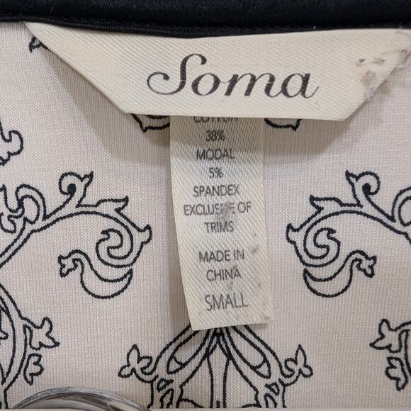 Soma Pajamas Set Soft Cozy Fancy Loungewear Sleep Set Unique Gift - Size XS/S - Picture 7 of 13